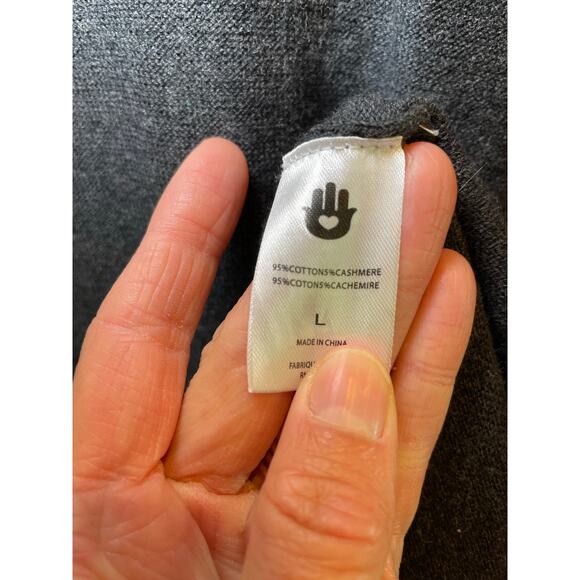 Spiritual Gangster | Women Large Rainbow Calli Long Cardigan Cashmere Sweater - Picture 14 of 14